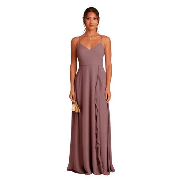 Birdy Grey Theresa Bridesmaid Dress in Dark Mauve. Size Small. NWT - Picture 3 of 9